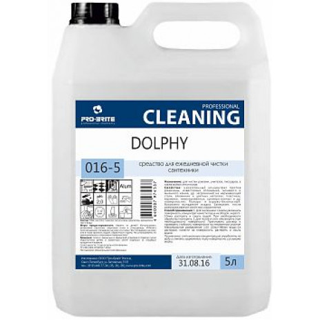 Dolphy 5л,  Средство для ежедневной чистки сантехники, арт. 016-5, Pro-Brite