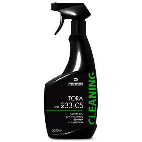 Tora, 0,5 л, Моющее средство для туалетов, ванных и душевых, арт 233-05, Pro-Brite