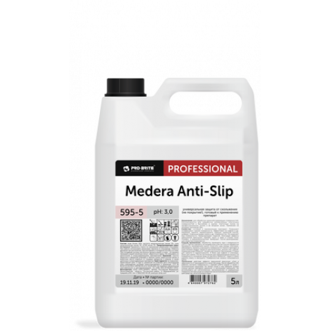 Средство для обработки поверхностей против скольжения MEDERA Anti-Slip, 5 л, арт. 595-5, Pro-Brite
