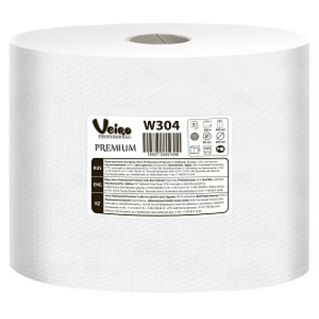 Протирочный материал Veiro Professional Premium, 800 листов 24 х 35 см, 2 слоя, 280 м, арт. 304 W       , Veiro Professional