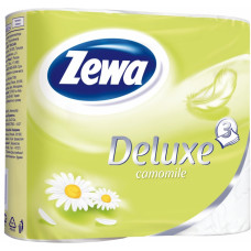 Туалетная бум.  "Zewa  Делюкс "   4 рул, 3 слоя, белая с ароматом цветов, рул (4 шт/упак)