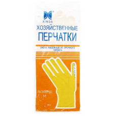 Перчатки хозяйственные латексные XINDA, пара (12 шт/упак)