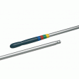 Ручка алюминиевая с цветовой кодировкой 150 см для держателей и сгонов, 1шт,  арт. 512413, Vileda Professional