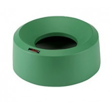 Крышка круглая воронкообразная для контейнера Vileda Ирис, зеленая, арт. 137739