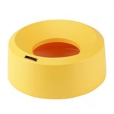 Крышка круглая воронкообразная для контейнера Vileda Ирис, желтая, арт. 137740