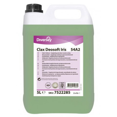 Clax Deosoft Iris 54A2 / Ср-во для смягчения ткани и уничтожения запахов с длительным эффектом 20 л, арт. 7522286, Diversey