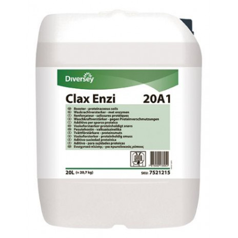 Clax Enzi 20A1 20L / Акселератор стирки с содержанием ПАВ и энзимов 20,7 кг, арт. 7521215, Diversey