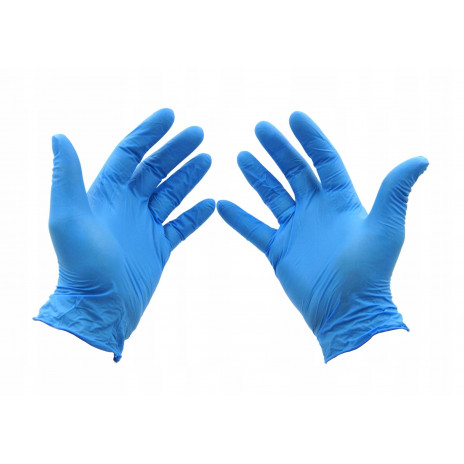 Перчатки нитриловые Wally Plastic синие (50 пар), арт. 2038521,