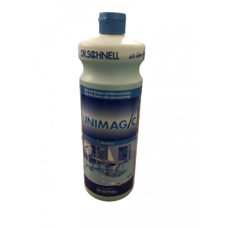 UNIMAGIC 1 л средство для очистки любых поверхностей с использованием изделий из микроволокна, арт. 143409, Dr. Schnell
