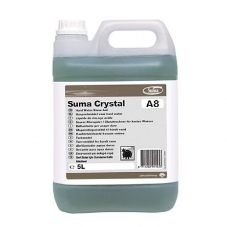Suma Crystal A8 Кислотный ополаскиватель, 5 л - для доз. систем D 250 RINSE, D3000T, D3000C, арт. 7010162, Diversey