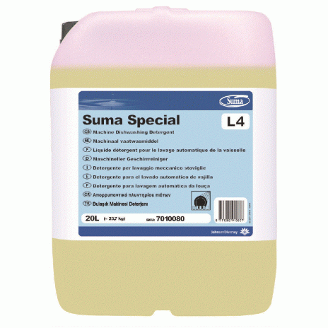 Suma Special L4 Жидкий детергент для воды средней жесткости, 20 л - для доз. систем D 250 DET, D3000T, D3000C, арт. G12556, Diversey