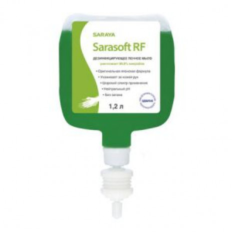 Дезинфиц. средство (пенное мыло) для UD/MD-9000 Saraya Sarasoft RF, 1,2 л, Saraya