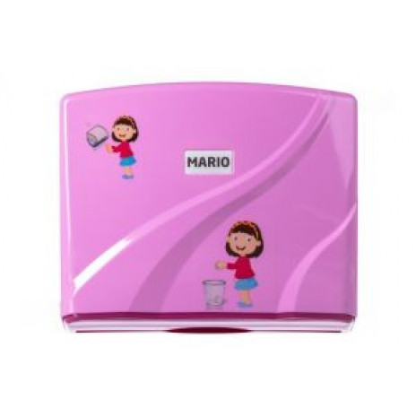 Диспенсер для бумажных полотенец G-teq Mario Kids 8329 Pink, G-teq