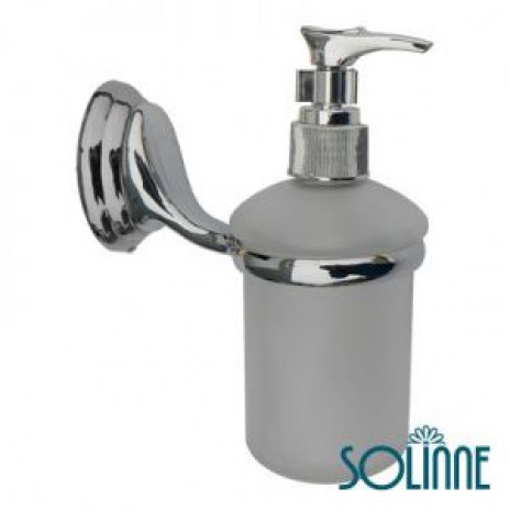 Дозатор для жидкого мыла стеклянный SOLINNE 3183, арт. 3183, SOLINNE