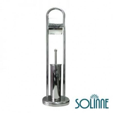 Ершик для унитаза с держателем туалетной бумаги Solinne 1190C, арт. 1190C, SOLINNE