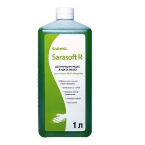 17841 Дезинфицирующее жидкое мыло Saraya Sarasoft R / 1 л (шт.), Saraya