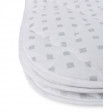 Одеяло 172х205 стеганное, 350гр/м2 (иск. лебяж. пух/тик ПЭ), белые шашечки