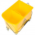 Тележка уборочная мини с отжимом, Luscan Prof, 20л, 63x27x67см, желтая