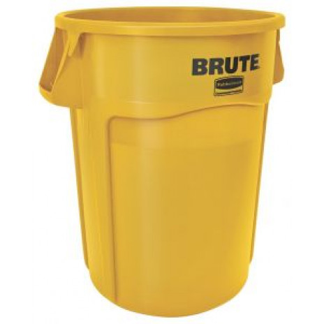 Контейнер для мусора Rubbermaid BRUTE 166,5л / желтый / FG264300YEL, Rubbermaid