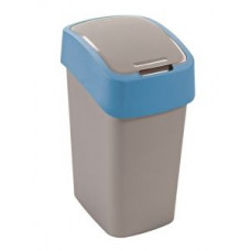 Корзина для мусора с откидной крышкой CURVER FLIP BIN 10L синий / 217816, арт. 217816