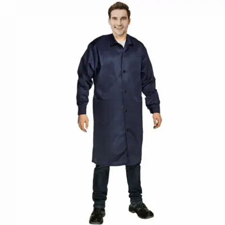 Халат рабочий мужской тиси. Синий (52-54; 170-176). Халат мужской фаворит сириус. Халат рабочий ткань смесовая. Смес.