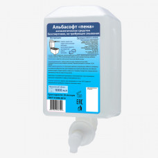 Альбасофт-пена антисептическое средство  Aquarius бесспиртовое, не требующее смывания, картридж, А4, 1000 мл, арт. 100093-А1000