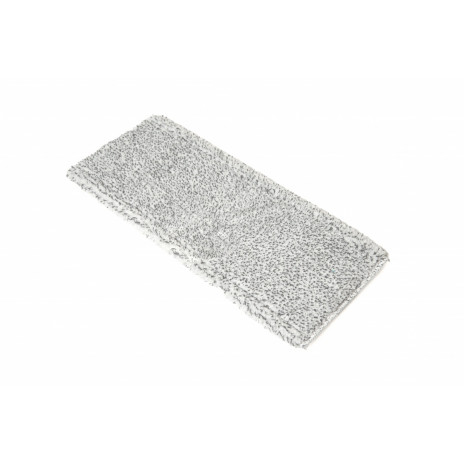 Моп микроволоконный, серый, карман + язык, 50*13 см, арт. NMMG-50-RS 