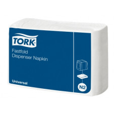 Салфетки для диспенсера Tork Fastfold System, 300 листов, 1 слой, размер 25*30 см, N2 (36 шт/упак), арт. 10903/10933