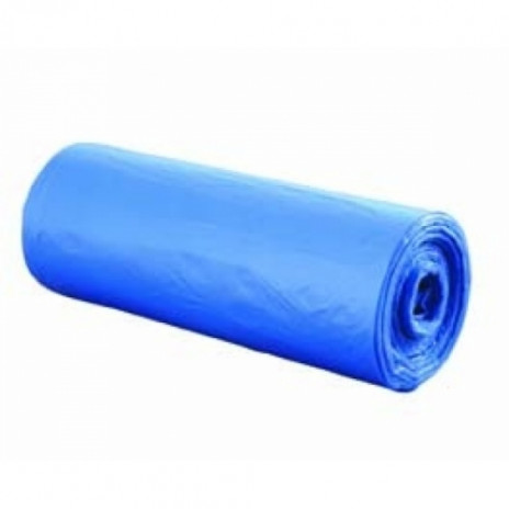 Пакет для мусора, 120 л, 70 * 110, голубой (10 шт/рул), арт. 21715,