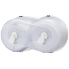 Двойной диспенсер для туалетной бумаги в мини рулонах Tork SmartOne®, белый, Т9, арт. 472028