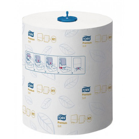 Бумажные полотенца в рулонах мягкие, Tork Matic © Premium 400 листов, 2 слоя, размер 100 м, белый, Н1 (6 шт/упак), арт. 290016, Tork