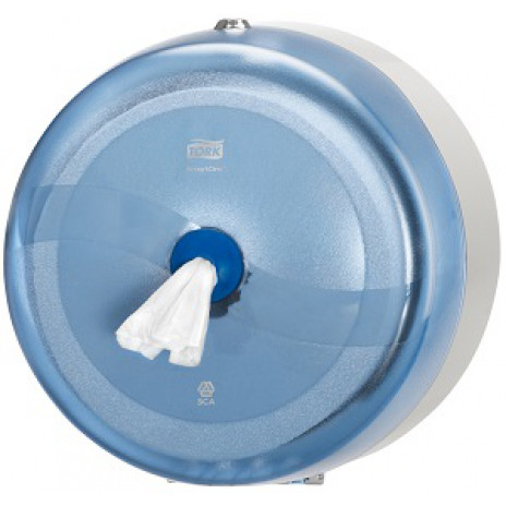 Диспенсер для туалетной бумаги в рулонах Tork SmartOne®, синий, Т8, арт. 472024, Tork