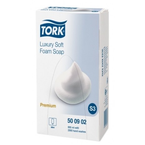 Мыло-пена люкс Тоrk Premium, прозрачное, S3, арт. 500902, Tork