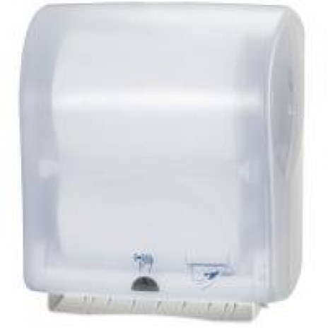 Сенсорный диспенсер для бумажных полотенец в рулонах, ширина 24,7 см, белый, Н13, арт. 471172, Tork