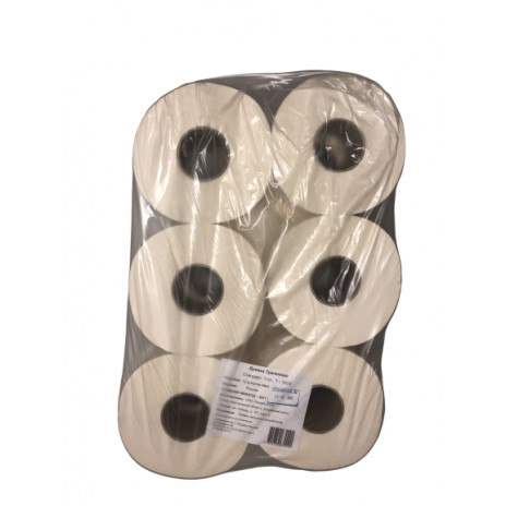 Туалетная бумага в рулонах Терес Стандарт 1-слой, mini, 200 м, белая целлюлоза (12 шт/упак), арт. Т-0020, Терес