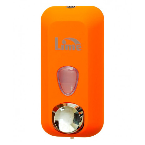 Диспенсер для жидкого мыла в пакетах LIME Color, объем 0,5 л, оранжевый, арт. A71501ARS, Lime