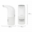 Дозатор для мыла-пены СЕНСОРНЫЙ настольный LAIMA, НАЛИВНОЙ, 0,3 л, ABS-пластик, белый, 607324, X-5507F