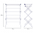 Сушилка напольная для белья раскладная и раздвижная, 8 метров, LAIMA HOME, 607809