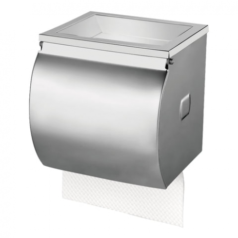Диспенсер для туалетной бумаги KSITEX (Система Т4), в стандартных рулонах, нержавеющая сталь, матовый, ТН-335А, Ksitex