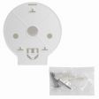 Диспенсер для туалетной бумаги LAIMA PROFESSIONAL ORIGINAL (Система T2), малый, белый, ABS-пластик, 605766, ЛАЙМА