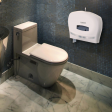 Диспенсер для туалетной бумаги LAIMA PROFESSIONAL (Система T1/T2), большой, белый, ABS-пластик, 601428, ЛАЙМА
