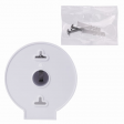 Диспенсер для туалетной бумаги в стандартных рулонах, КРУГЛЫЙ, тонированный серый, ЛАЙМА, 605046, ЛАЙМА