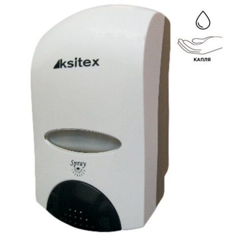 Диспенсер для жидкого мыла-пены KSITEX, наливной, белый, 1 л, FD-6010, Ksitex