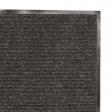 Коврик входной ворсовый влаго-грязезащитный ЛАЙМА, 120х150 см, ребристый, толщина 7 мм, черный, 602877, ЛАЙМА