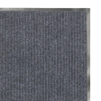 Коврик входной ворсовый влаго-грязезащитный ЛАЙМА, 60х90 см, ребристый, толщина 7 мм, серый, 602867, ЛАЙМА