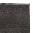 Коврик входной ворсовый влаго-грязезащитный ЛАЙМА, 90х120 см, ребристый, толщина 7 мм, черный, 602874, ЛАЙМА