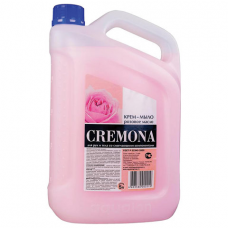 Мыло-крем жидкое 5 л КРЕМОНА 'Розовое масло', ПРЕМИУМ, перламутровое, из натуральных компонентов, 102219