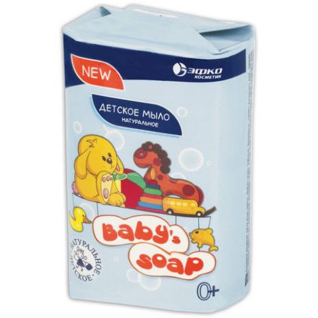 Мыло туалетное детское 90 г, BABY'S SOAP (Бейби соап), 'Натуральное', 80362, BABYS SOAP