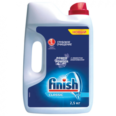 Порошок для мытья посуды в посудомоечных машинах 2,5 кг FINISH (Финиш), 3011485, FINISH