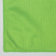 Салфетка для стекол и зеркал, гладкая микрофибра, 30х30 см, зеленая, ЛАЙМА, 603933, ЛАЙМА
